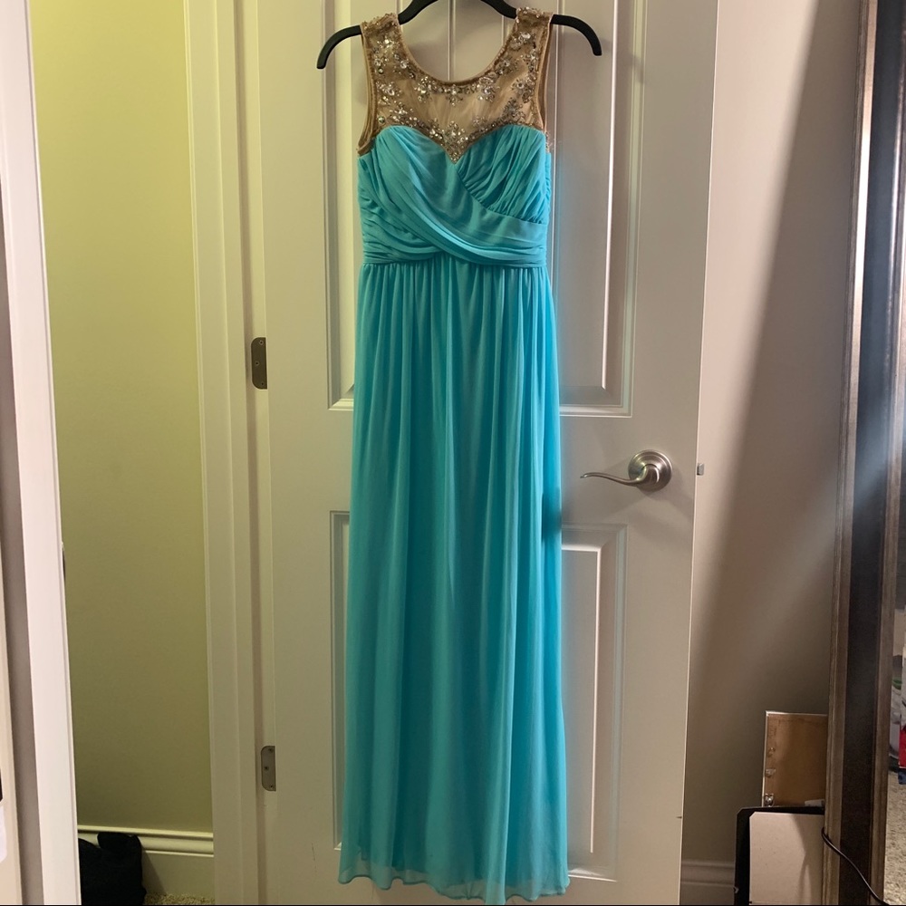 City Studio Blue Prom Dress